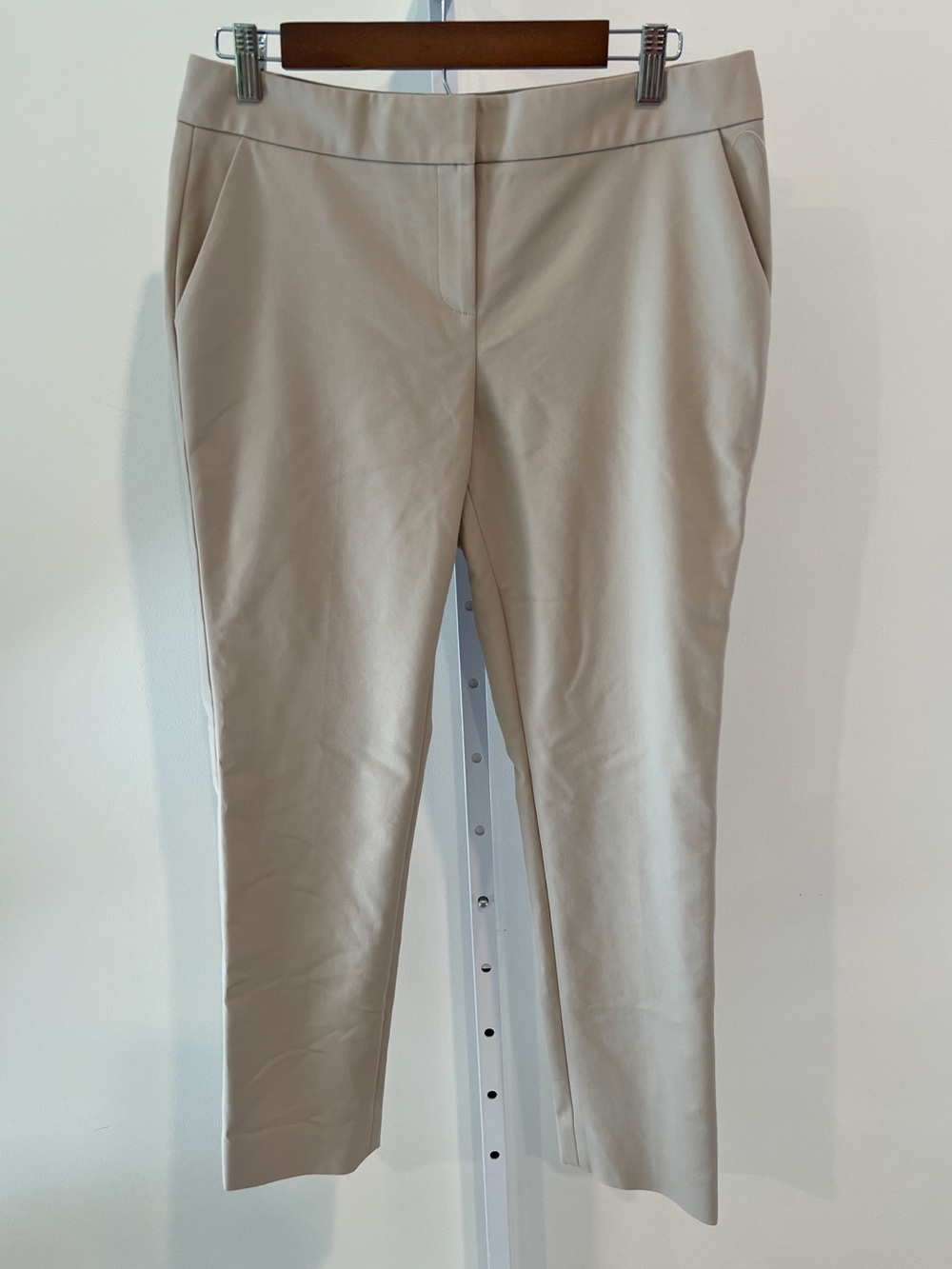 Nordstrom Collection Ankle Length Khaki Sand Dress Pants Womens Sz 8